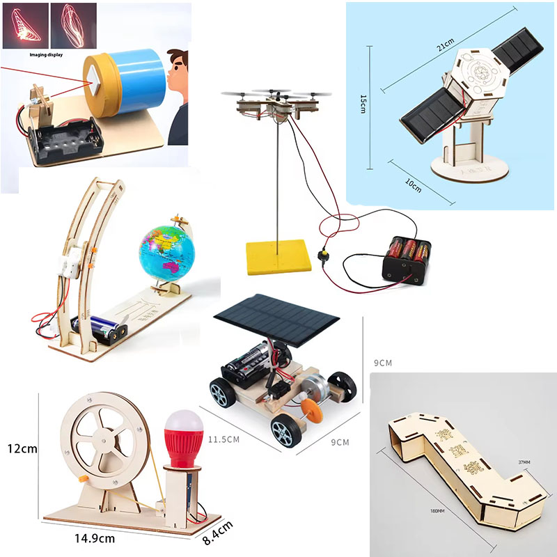 Science Kit - ชุดของเล่นวิทยาศาสตร์ DIY สำหรับเด็ก ชุดทดลองวิทยาศาสตร์เพื่อการศึกษา แบบจำลองฟิสิกส์ โครงการ