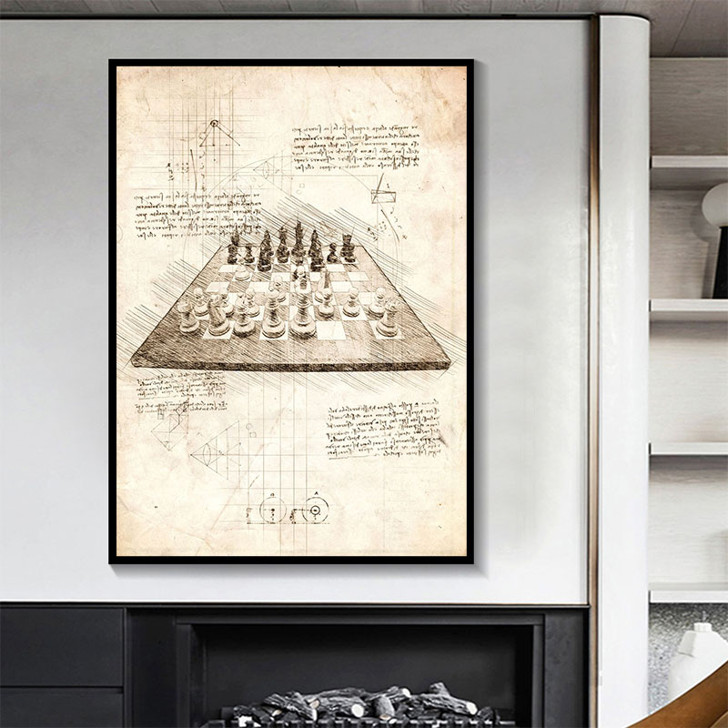 Vintage บทคัดย่อ Da Vinci แรงบ - Star Map Poster บทวิจารณ์และราคา