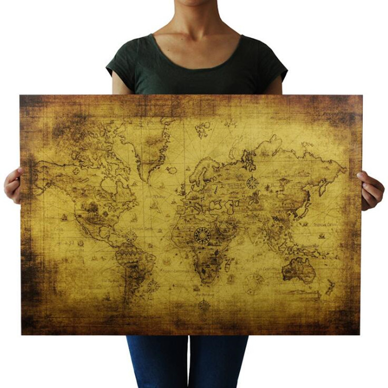ขนาดใหญ่72.5X51.5cm Vintage Ol - Star Map Poster บทวิจารณ์และราคา